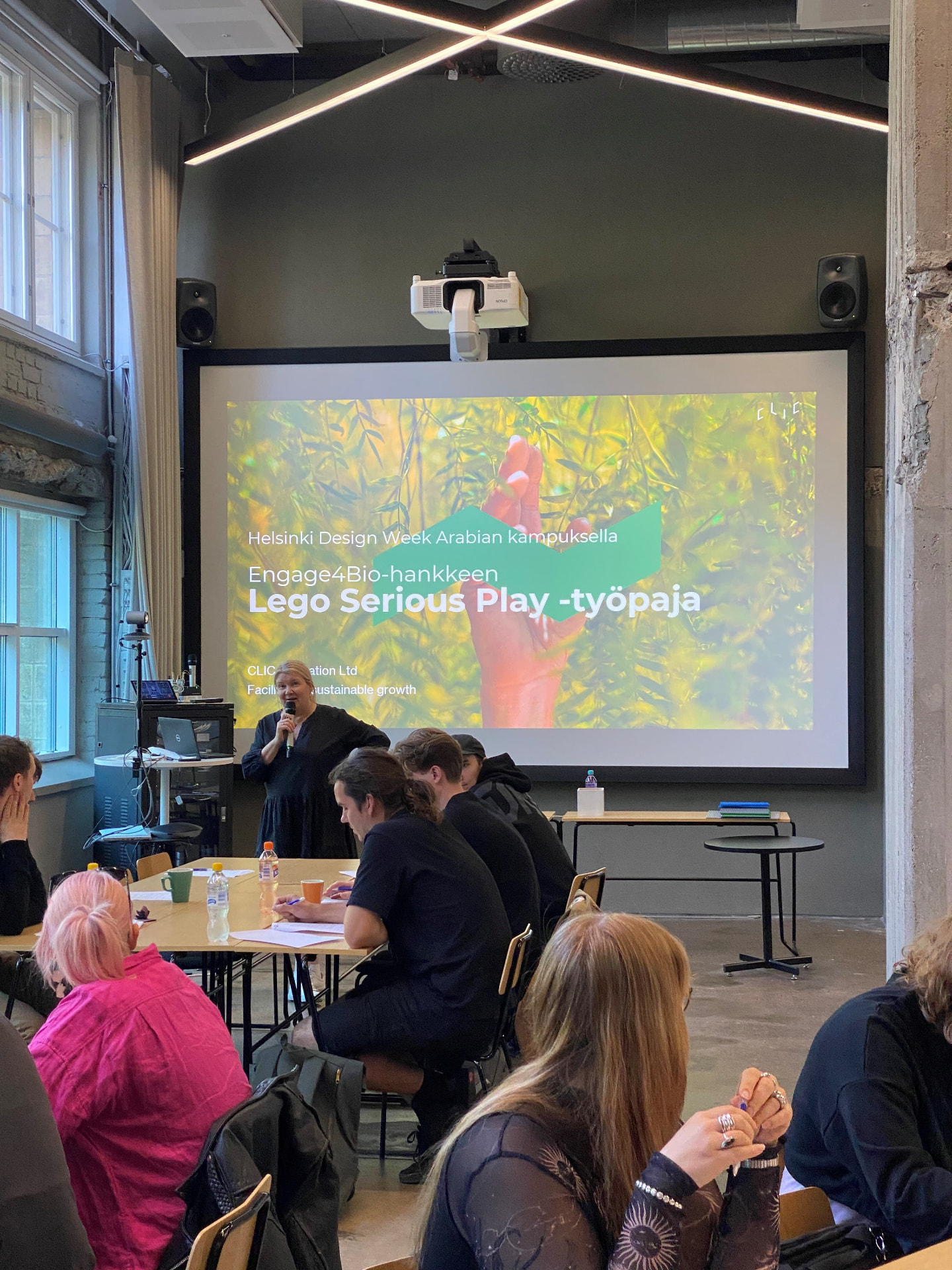 LEGO Serious Play workshop presentation at Helsinki Design Week