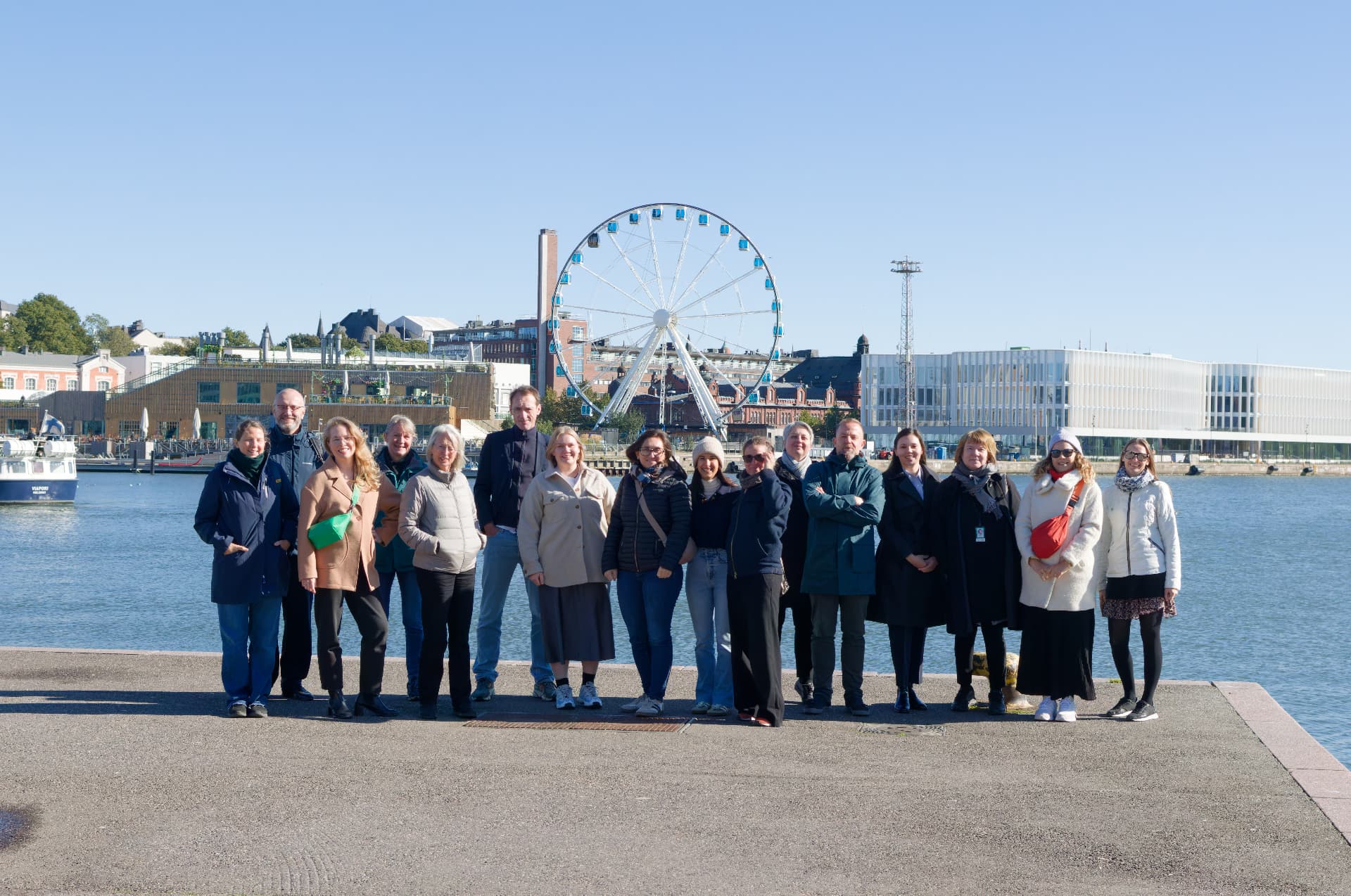 Engage4BIO consortium by the Helsinki waterfront